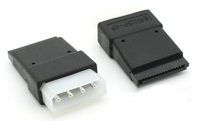 4-Pin Molex to SATA Adapter