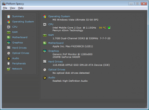 Speccy で詳細なハードウェア情報を検索する