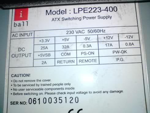 iBall-LPE223-400-SMPS-Specification