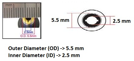 Measuring-Pin-Size-of-Laptop-Adapter