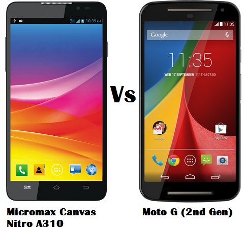 Micromax-Canvas-Nitro-A310-vs-Moto-G-2nd-Gen