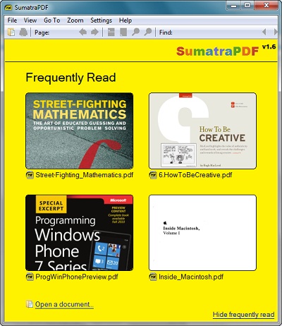 sumatra-pdf-reader