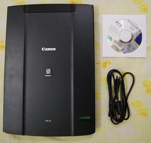 Up Least germ Canon Lide 110 Flatbed Scanner Review & Specifications