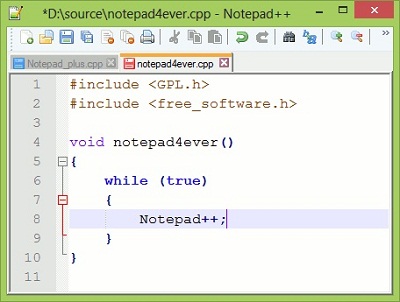 notepad++