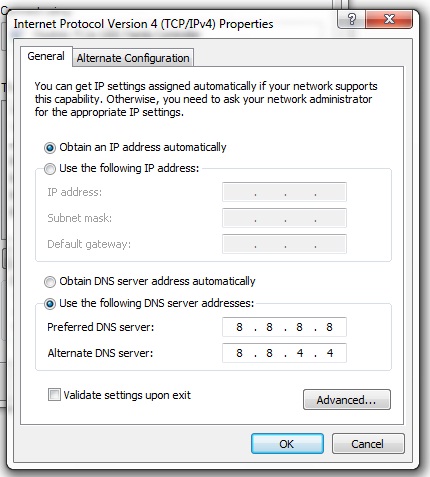 public-dns-server-settings