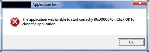 0xc00007b-error