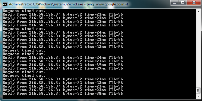 bsnl-packet-loss