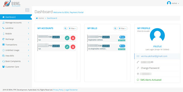 bsnl-portal-dashboard