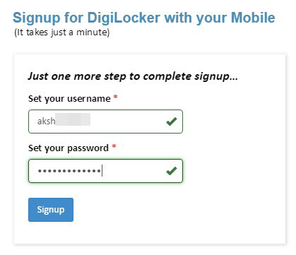 digilocker-username-password