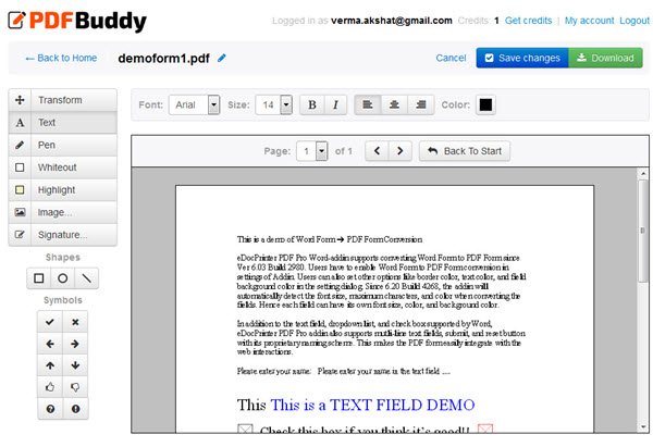 Editor online pdf Online PDF