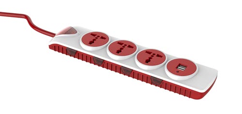 Goldmedal-Essenza-4-X-4-Power-Strip-with-USB