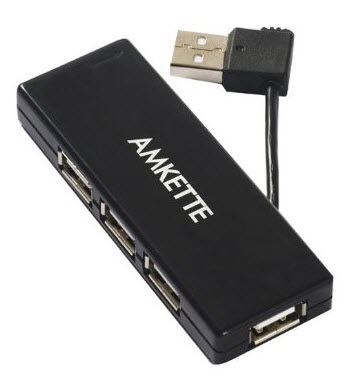 Amkette-FUH341-Highspeed-USB-2.0-4-Port-Hub